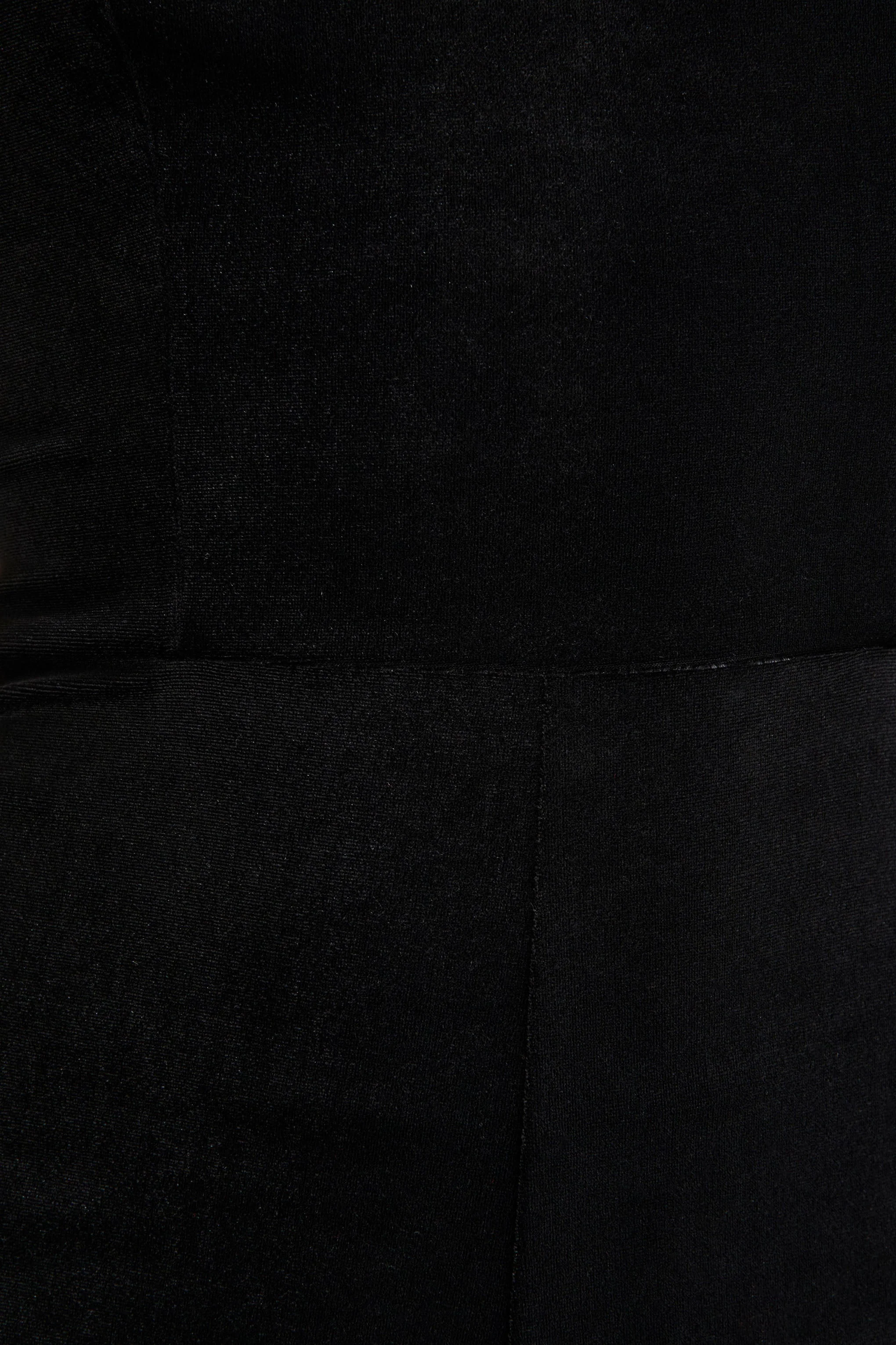 Arcane | Zwarte Fluwelen Bandeau Jumpsuit met Sjaal Detail - Image 6