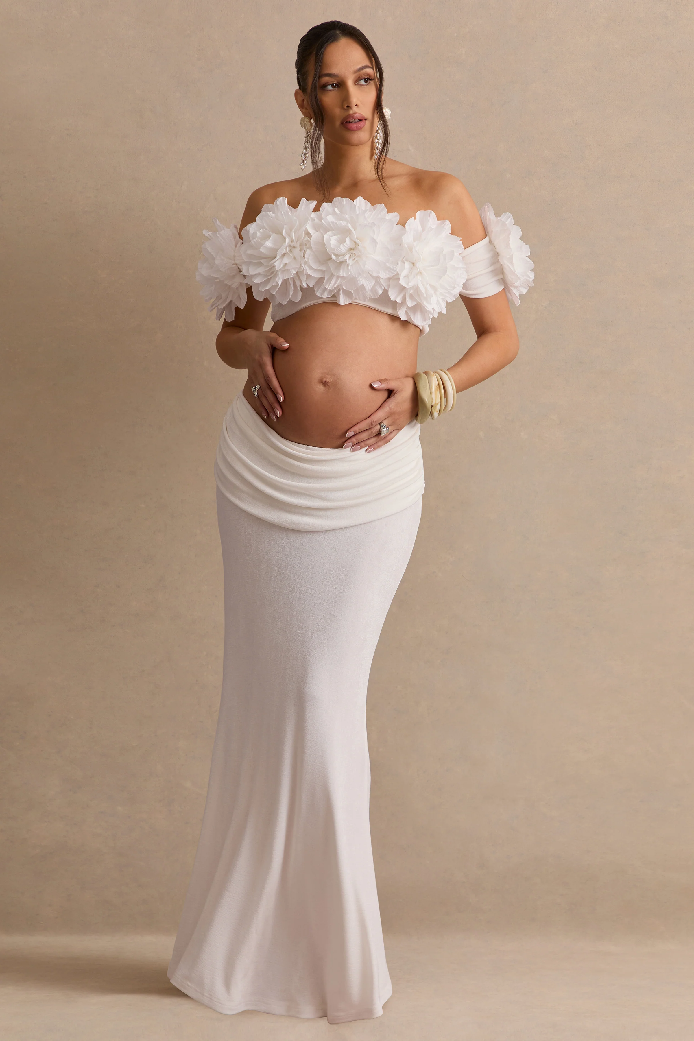 Arwenne | Witte Maxi Rok