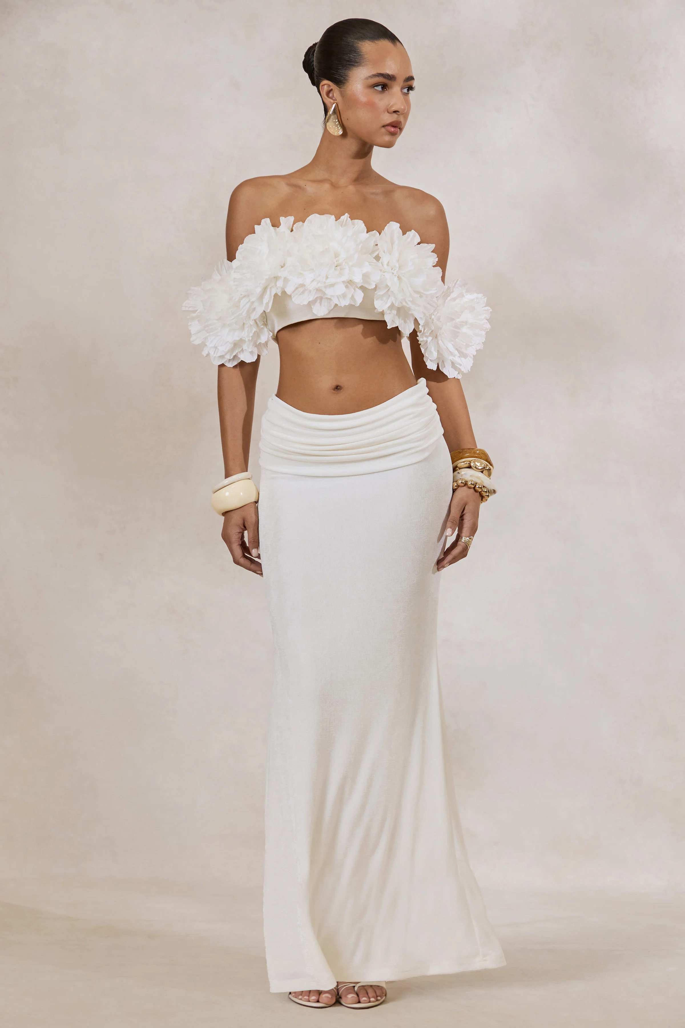 Arwenne | Witte Maxi Rok - Image 2