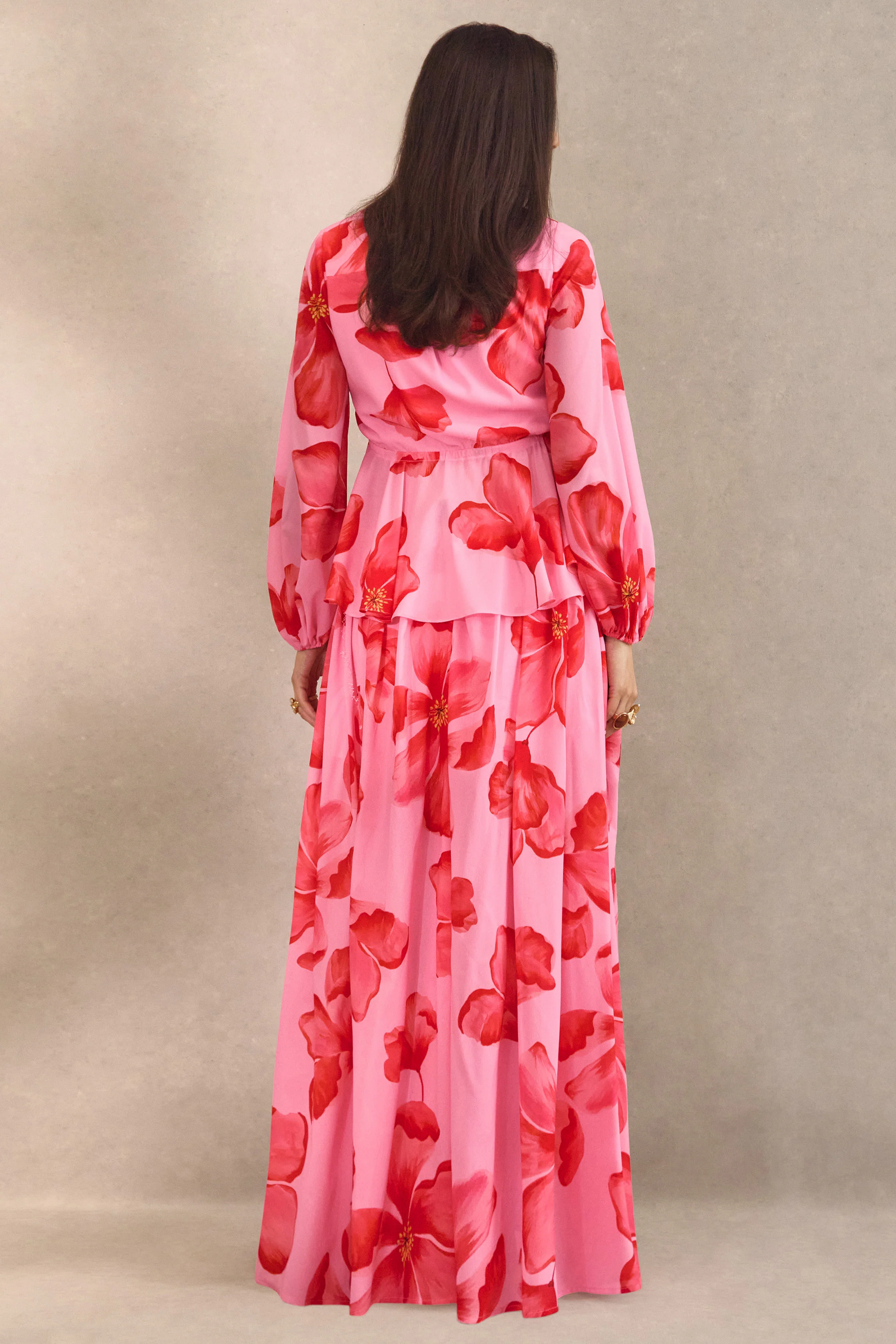 Asella | Roze Zwangerschaps Maxi Rok - Image 2
