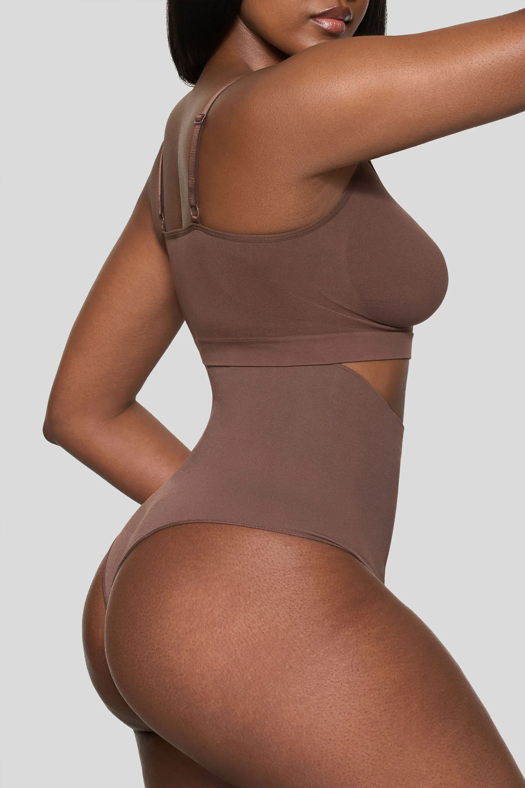 BOOMBA | Cacao Lage Taille Corrigerende String body - Image 4