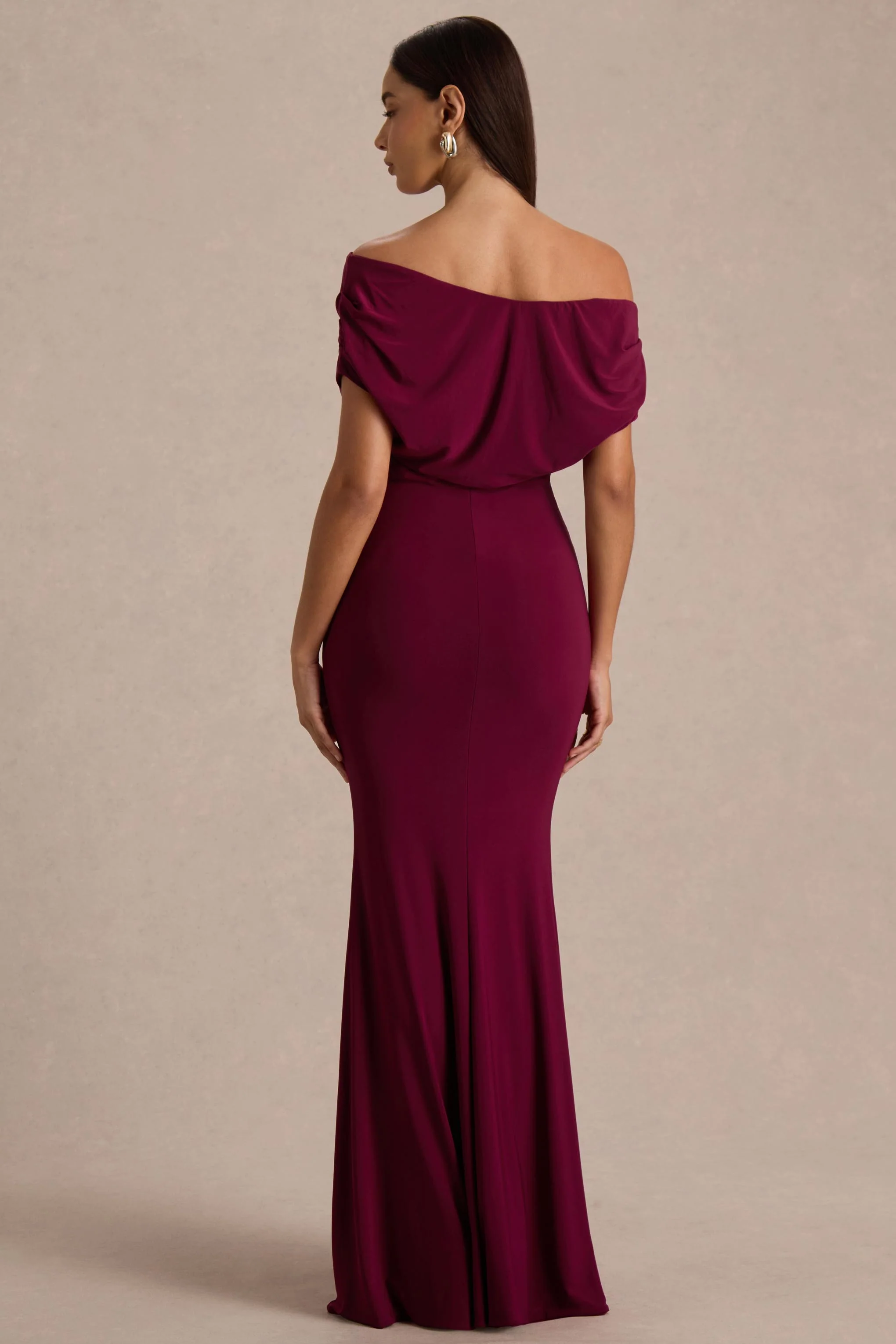 Bowden | Bessenrode Bardot Hals Maxi Jurk - Image 2