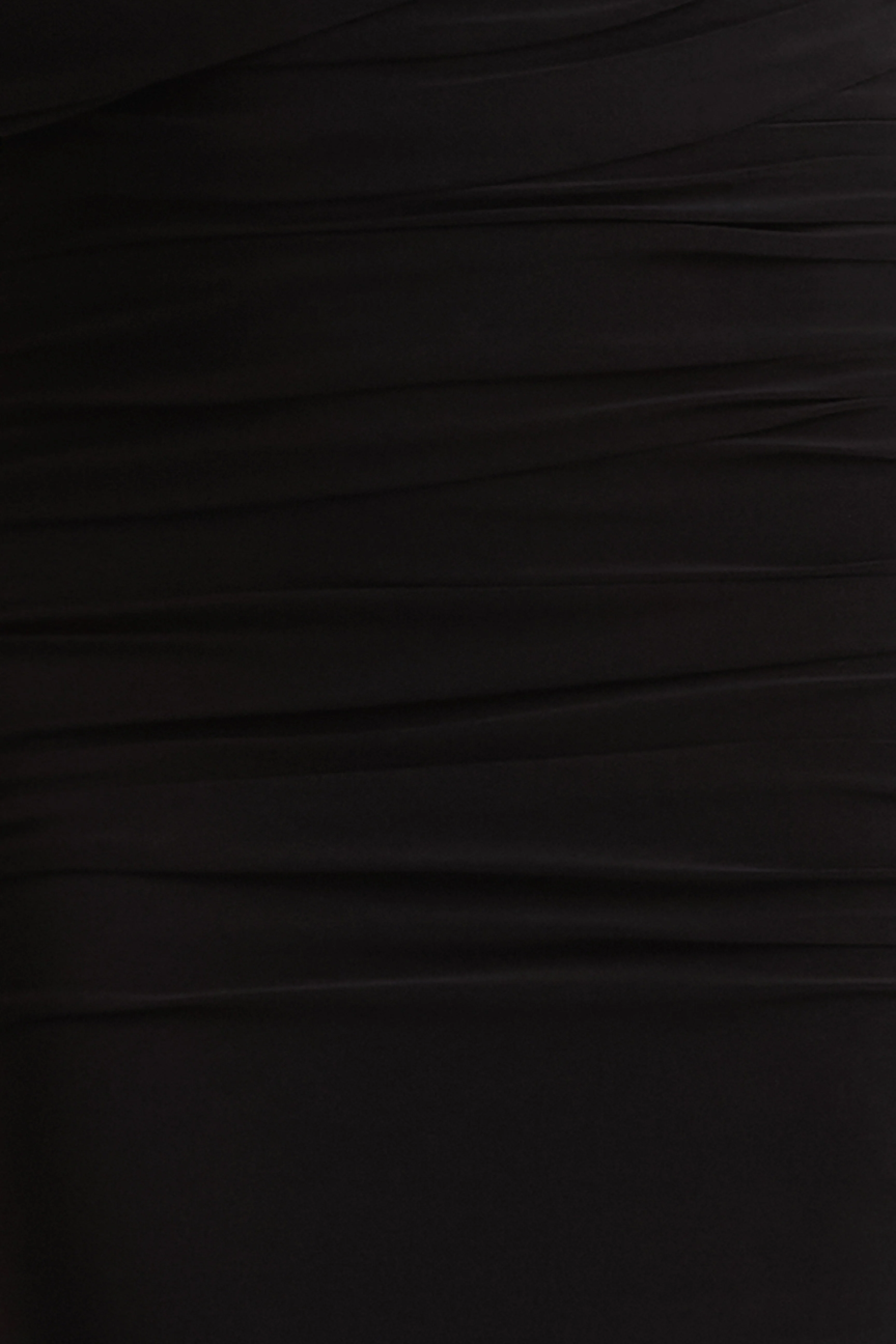 Glitz | Zwart Hoge Hals Maxi Jurk Met Cape Mouw En Gerimpeld Detail - Image 7
