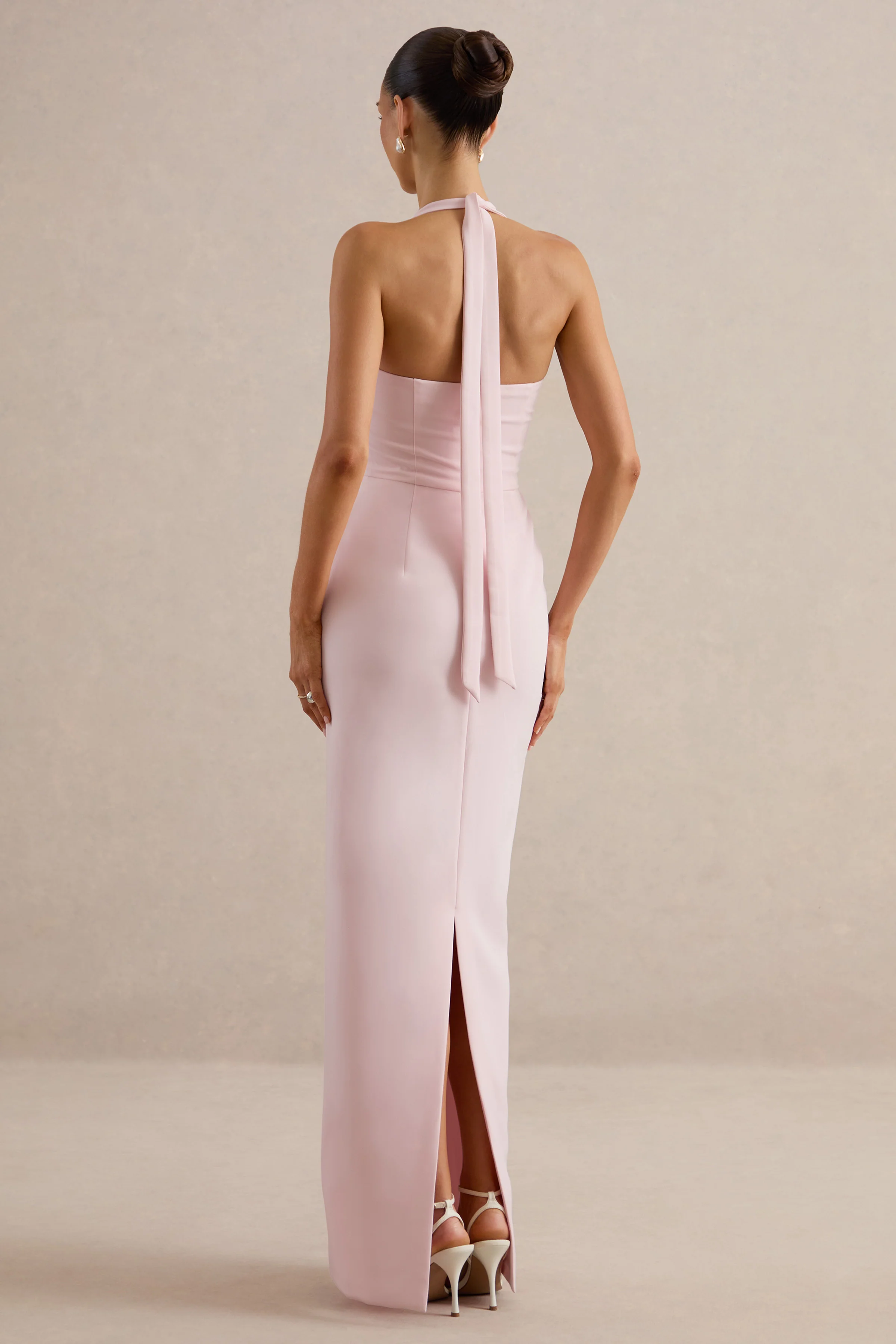 Heloira | Lichtroze Maxi Jurk Met Sweetheart Halslijn - Image 2