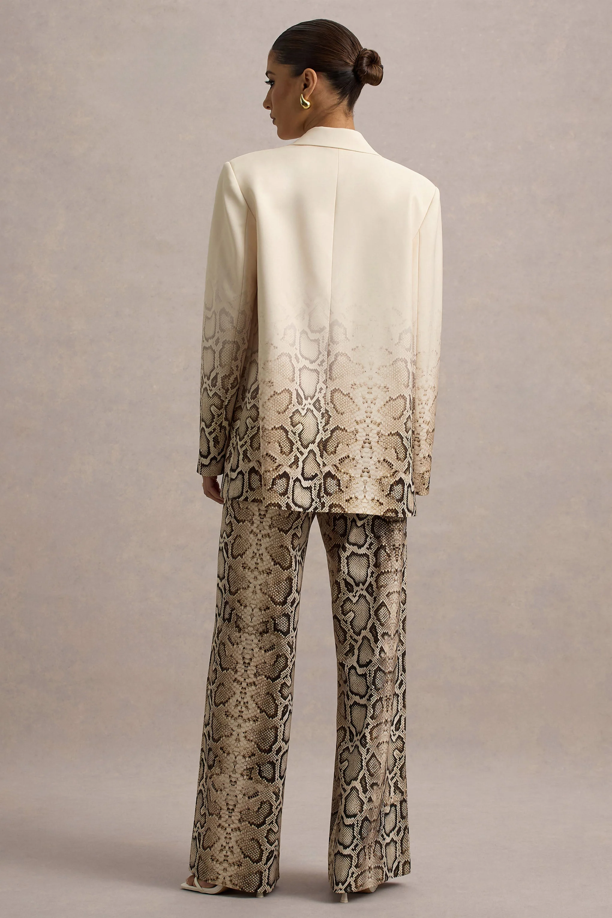 Hurley | Slangenprint Ombré Blazer Met Lange Pasvorm - Image 2