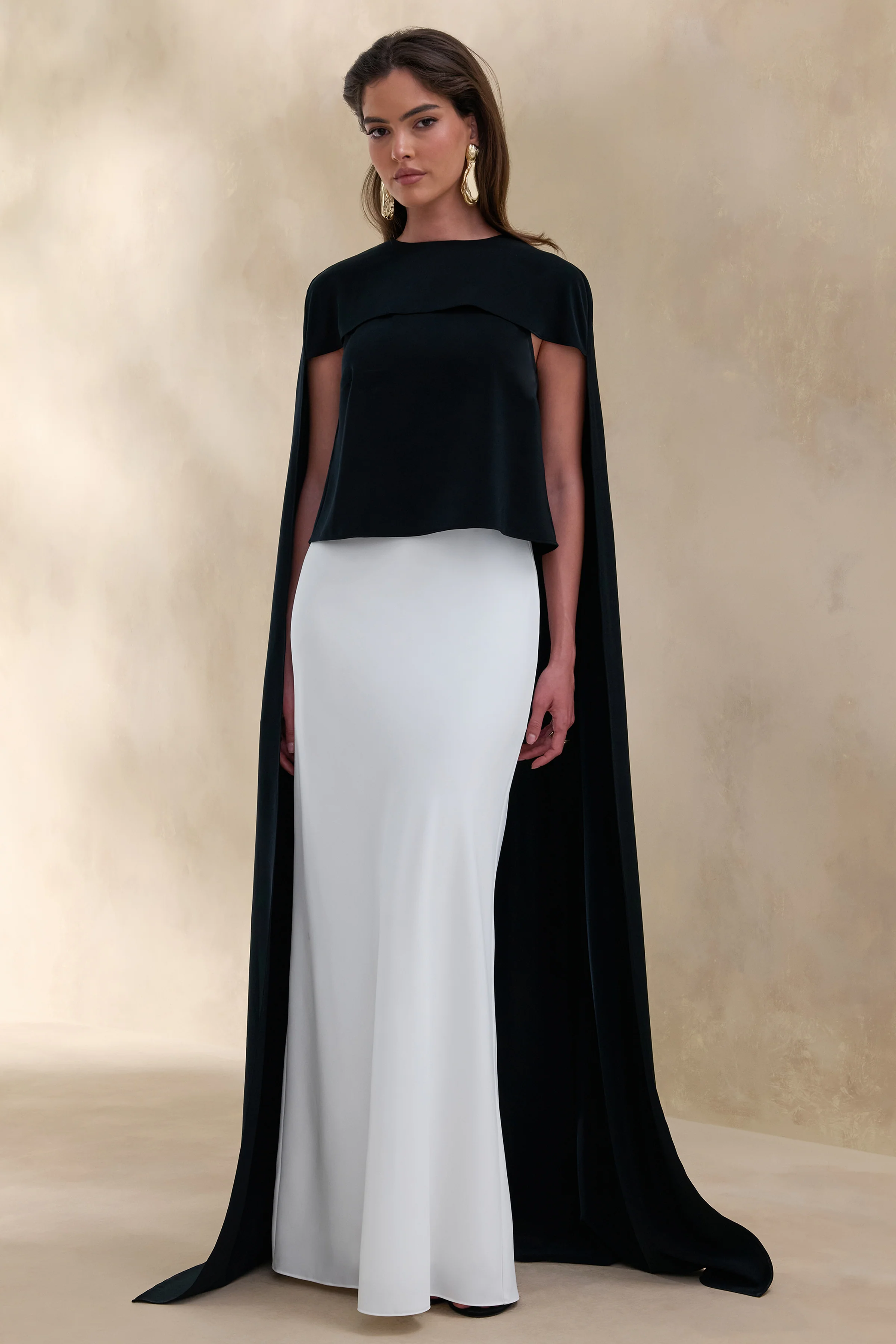 Iveta | Witte Satijnen Maxi Rok - Image 2