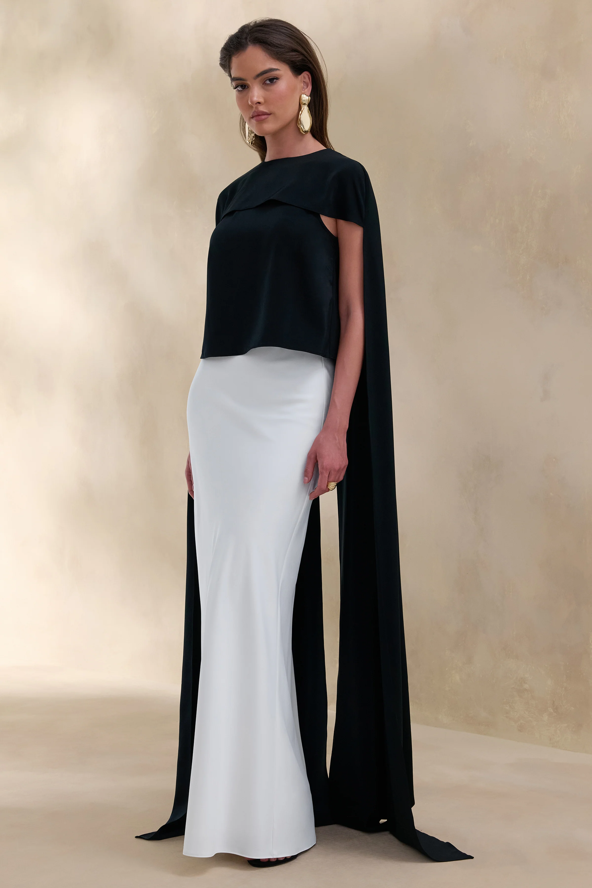 Iveta | Witte Satijnen Maxi Rok - Image 6