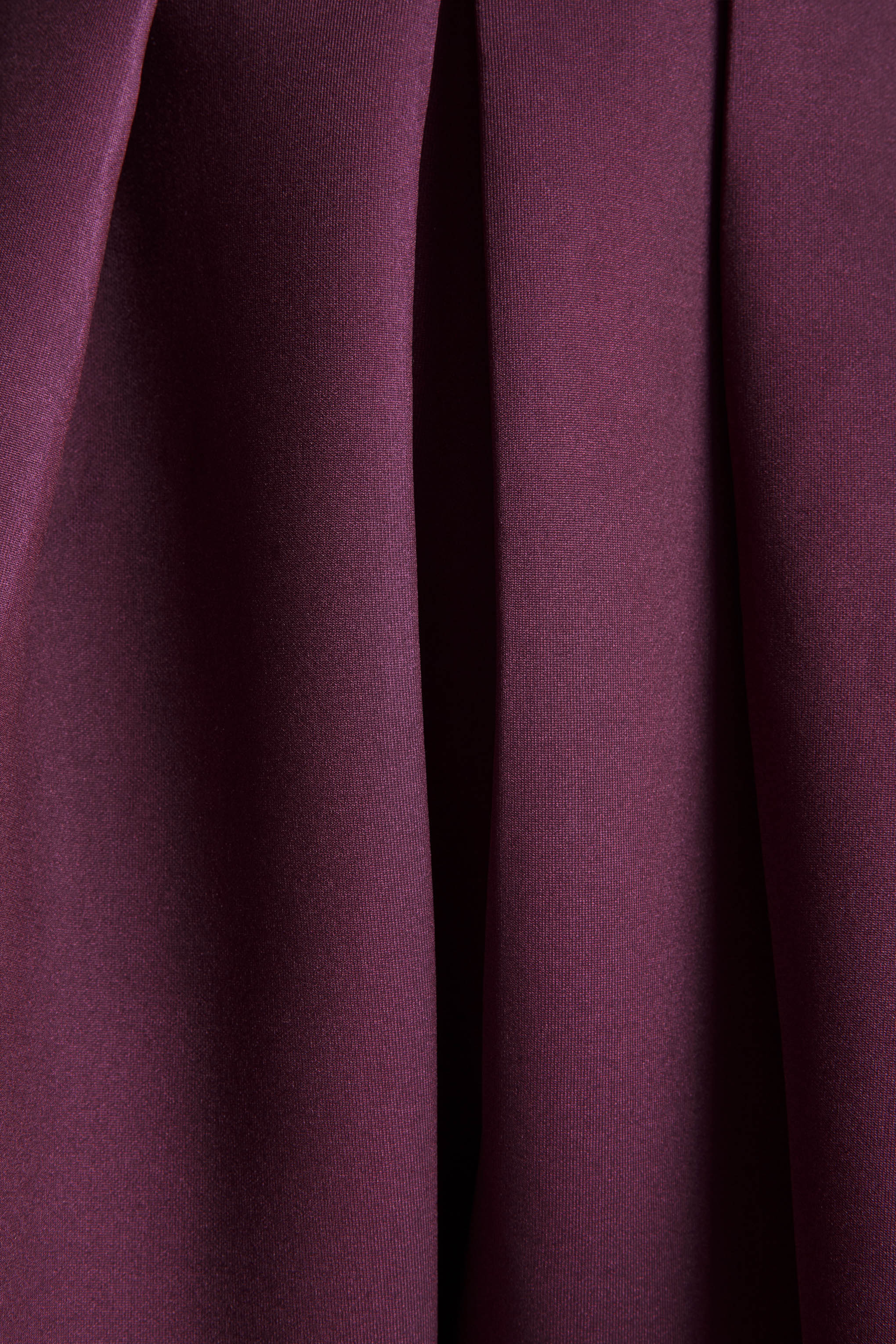 Jamila | Pruim Midi Jurk Met Ronde Hals - Image 6