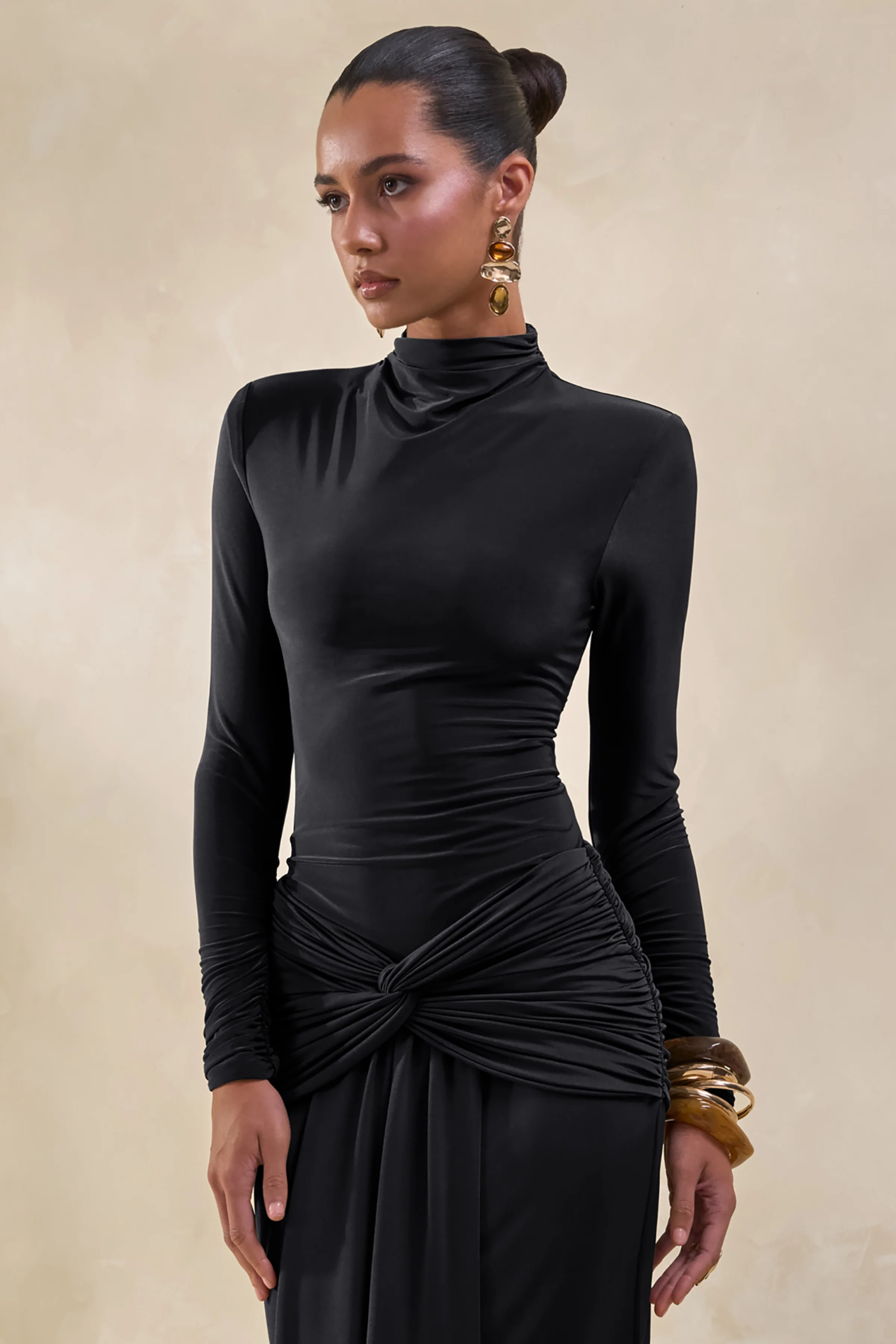 Lyanna | Zwarte Body Met Rolkraag - Image 6