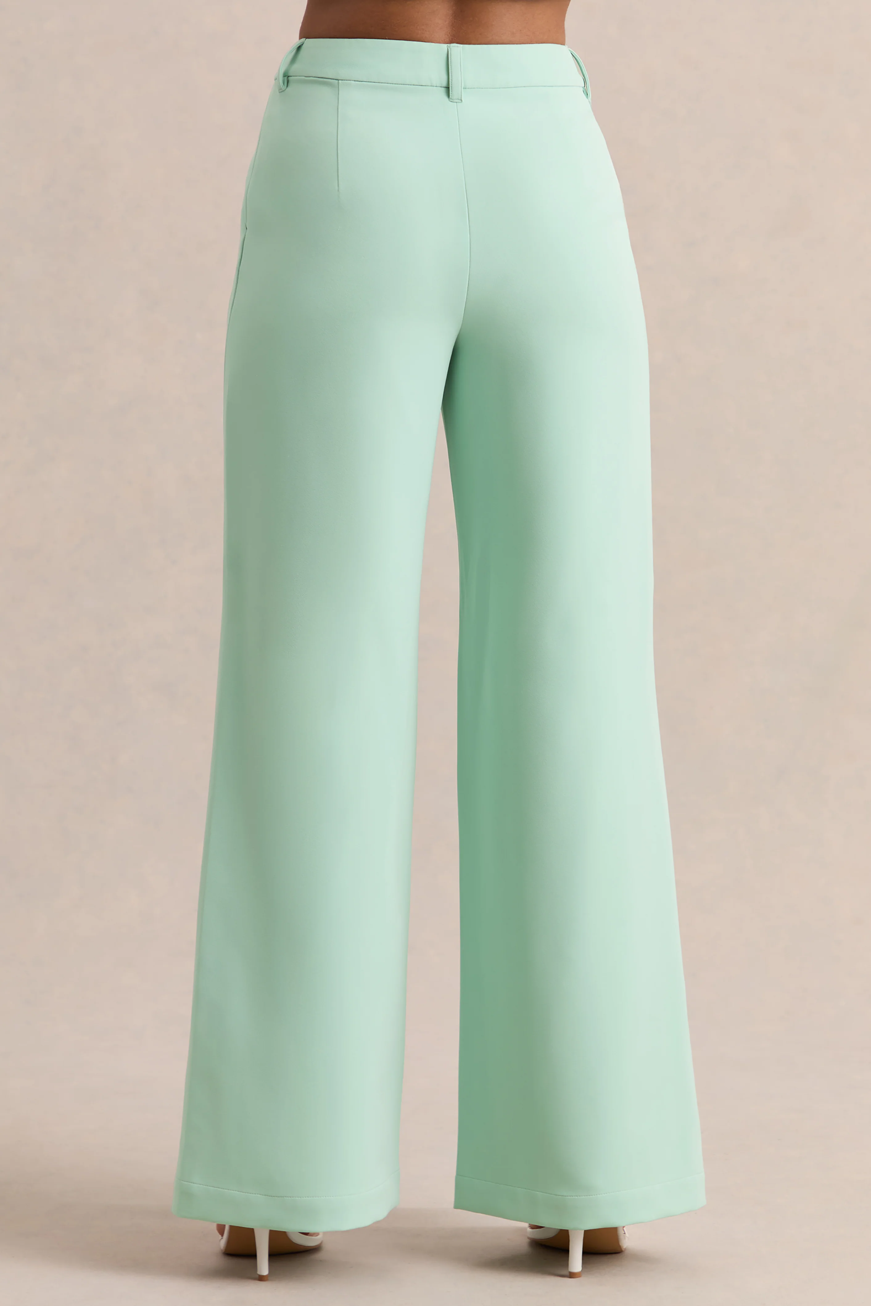 Malou | Saliegroene Getailleerde Broek - Image 4