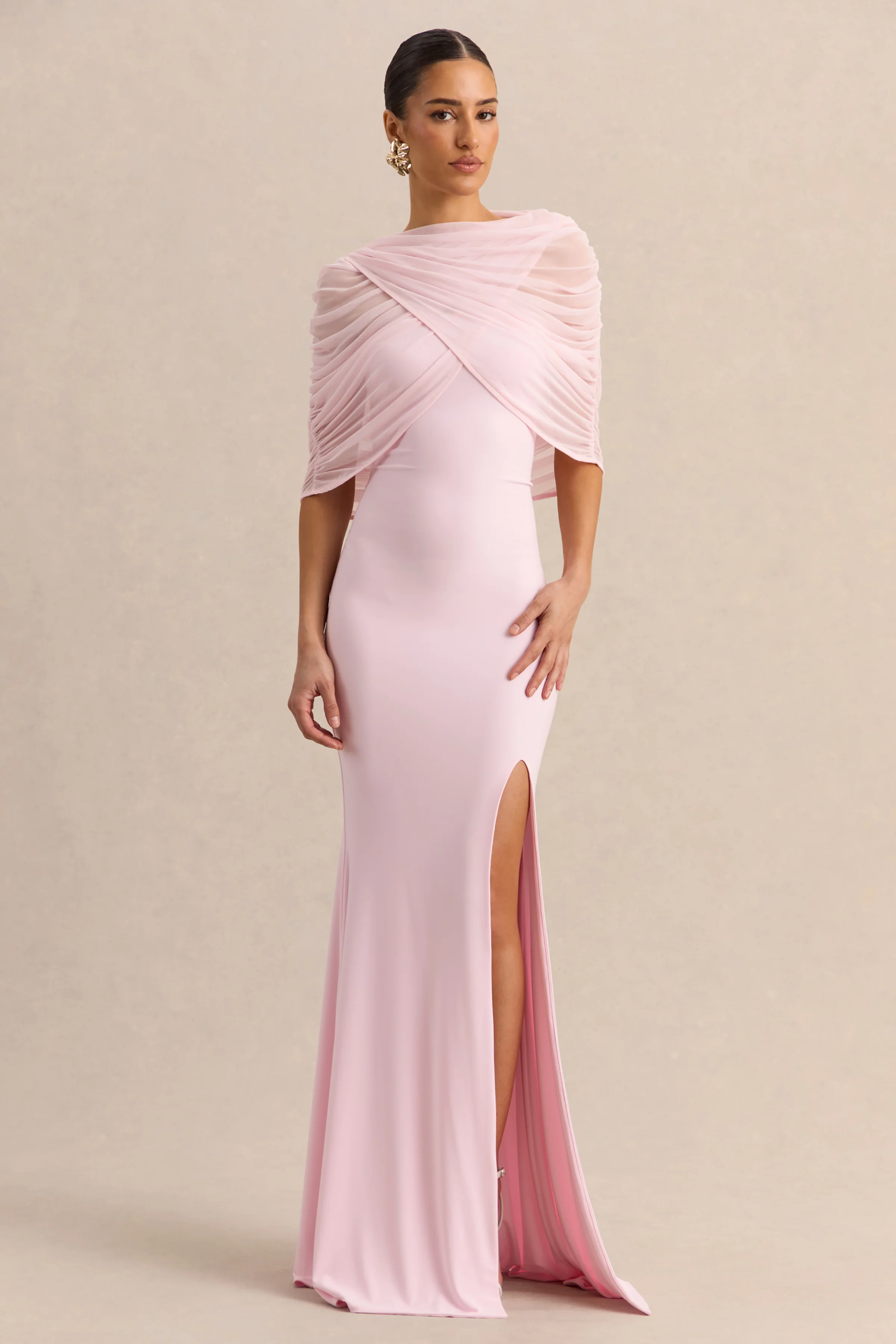 Melva | Licht Roze Bandeau Maxi Jurk - Image 3
