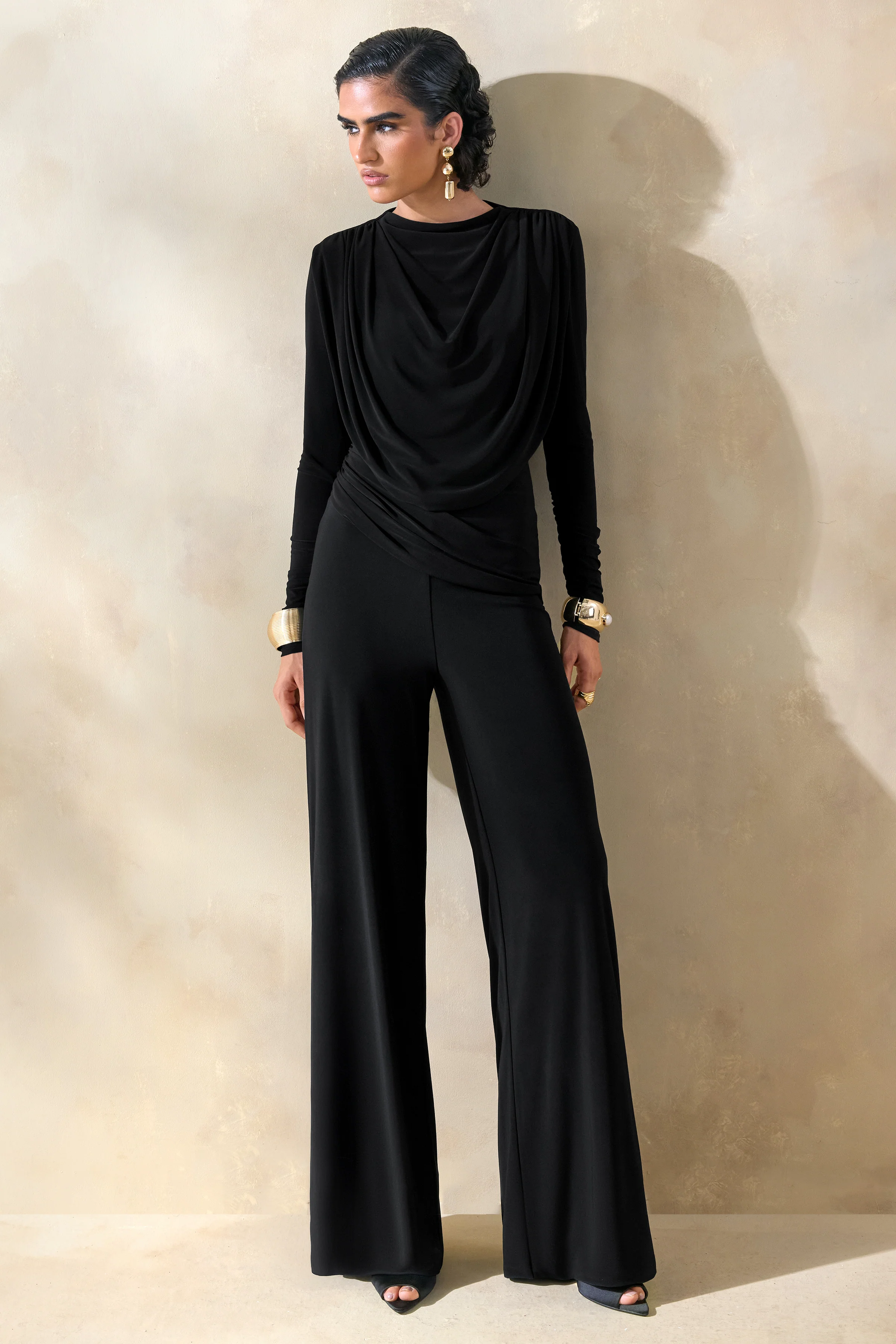 Safirra | Zwarte Broek met Wijde Pijpen - Image 5