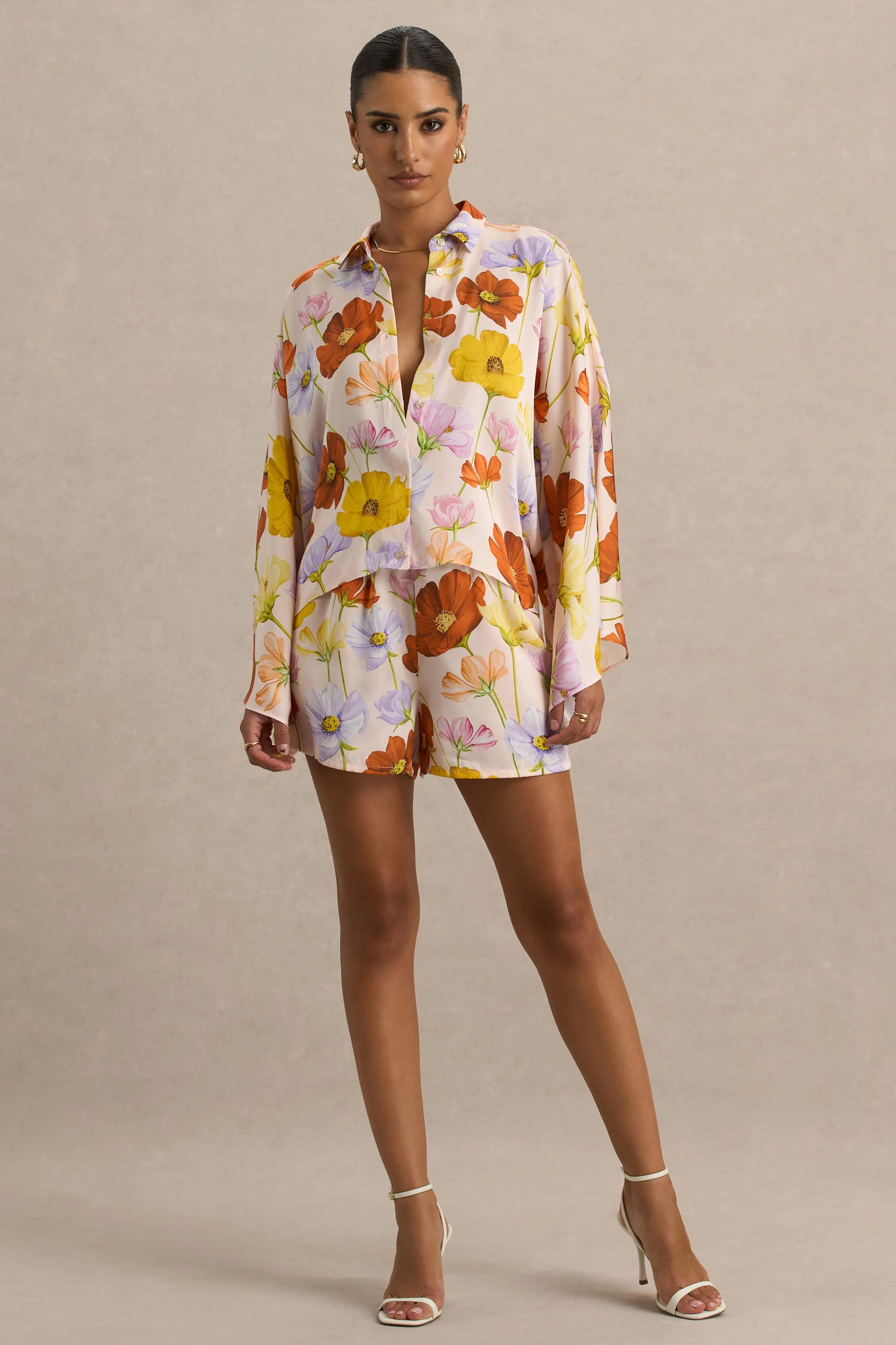 Sovran | Felle Bloemenprint Korte Broek - Image 5