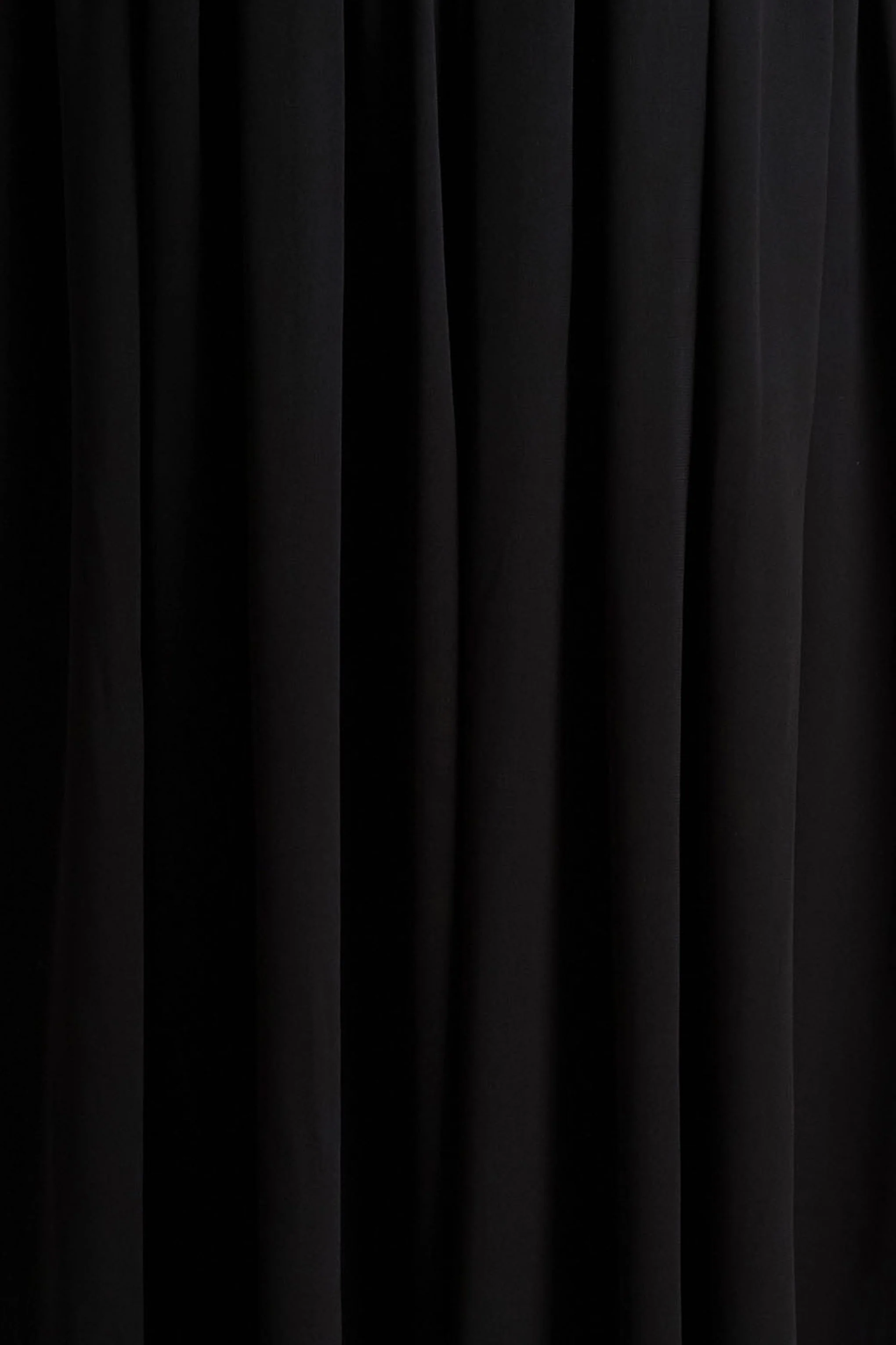 Spencer | Zwarte Chiffon Geplooide Maxi Rok - Image 7