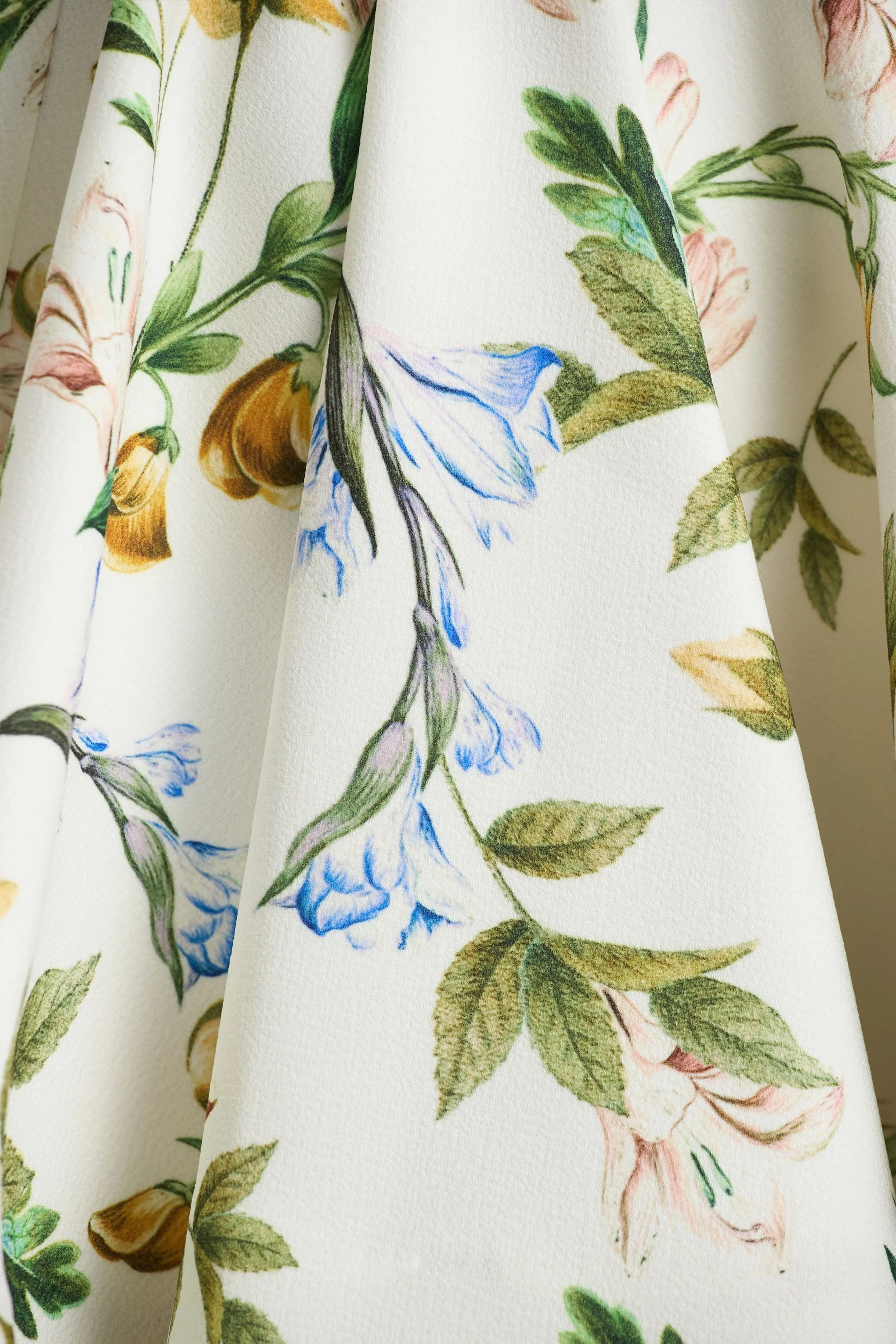 Valerian | Witte Citroenen Print Bandeau Mini Jurk Met Ruches Zoom - Image 7